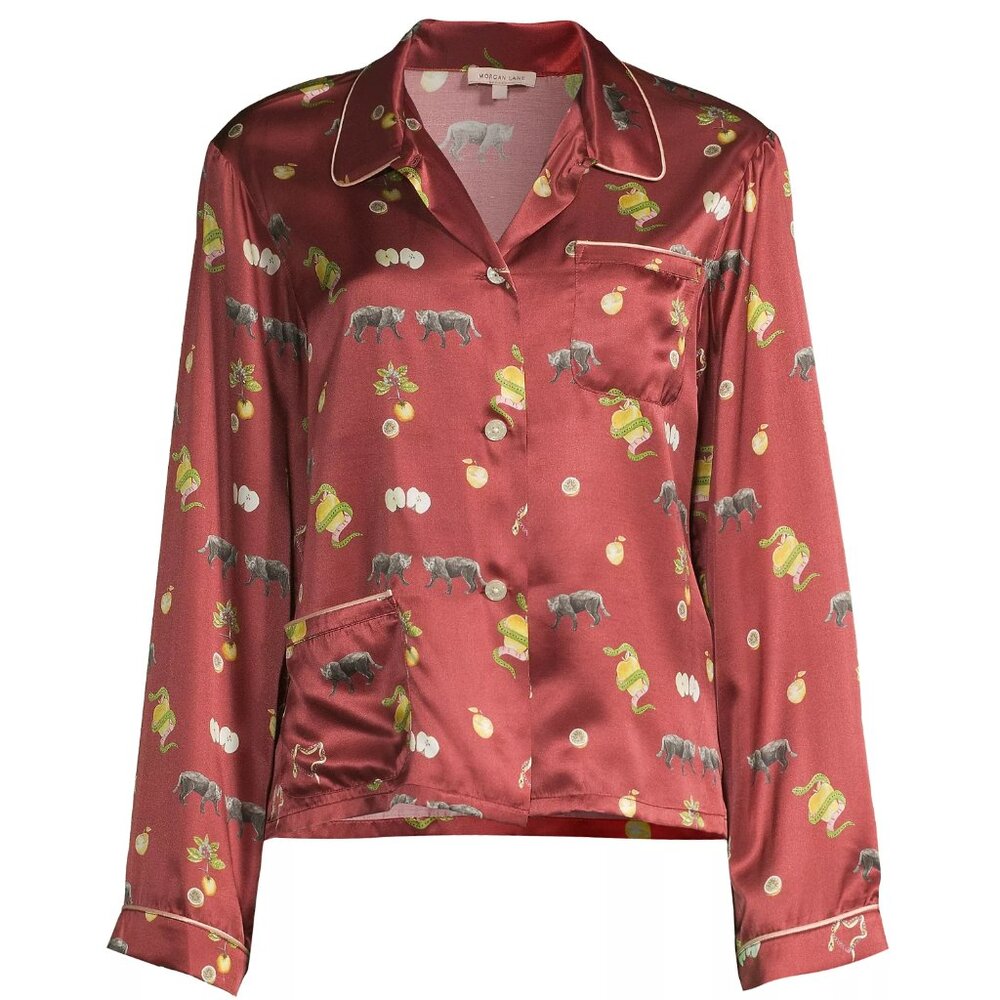 Morgan Lane Ruthie Printed Pajama Shirt